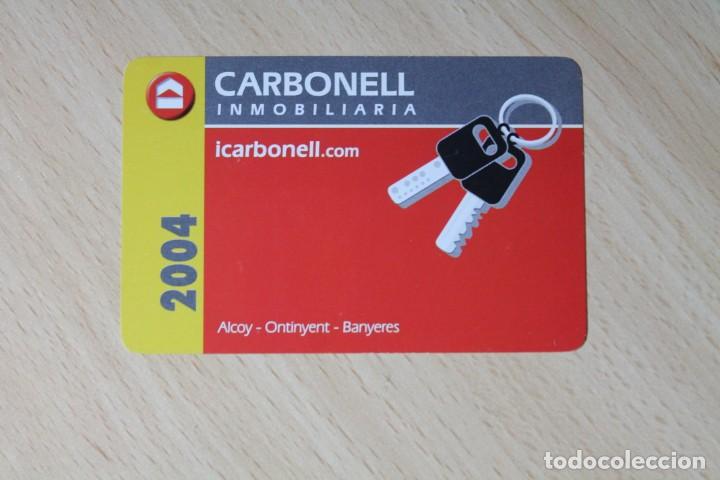 Coleccionismo calendarios: CALENDARIO FOURNIER. A&Ntilde;O 2004. CARBONELL INMOBILIARIA. ALCOY - ONTINYENT - BANYERES.