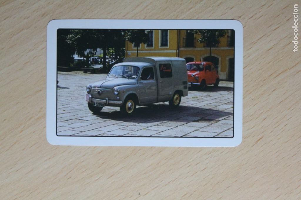 Coleccionismo calendarios: CALENDARIO FOURNIER. A&Ntilde;O 2008. INTERCAMBIO DE CALENDARIOS. COCHE SEAT 600 TUNEADO EN FURGONETA.