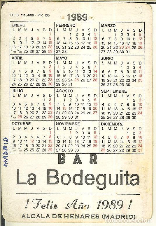 Calendario De Serie 1989 Mp 105 Comprar Calendarios Antiguos En Todocoleccion 232988265 7734