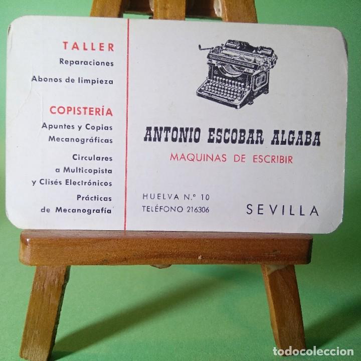 Collectables Calendars: CALENDARIO BOLSILLO -TALLER MAQUINAS DE ESCRIBIR ANTONIO ESCOBAR ALGABA 1966- T2