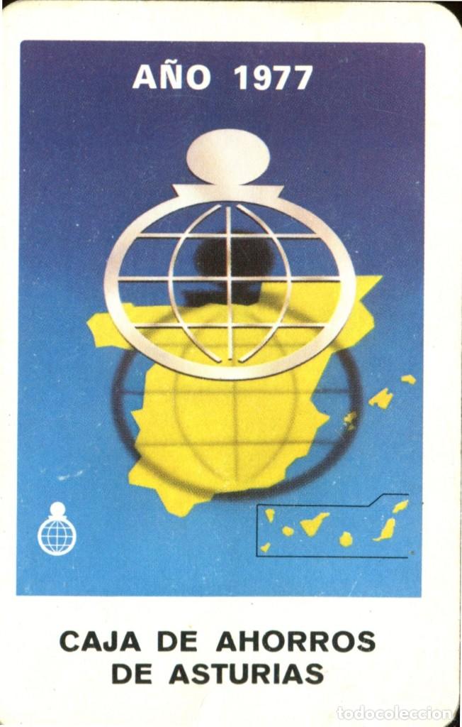 Coleccionismo calendarios: calendario fournier 1977 CAJA DE AHORROS DE ASTURIAS