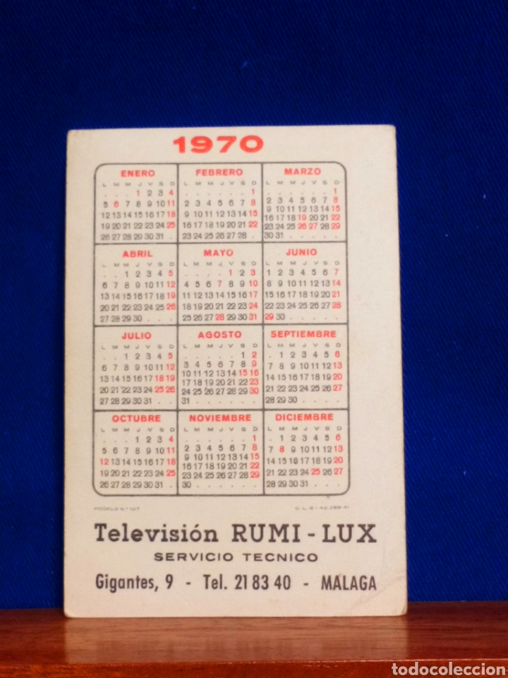 Coleccionismo calendarios: Calendario 1970 modelo 107 - Foto 2