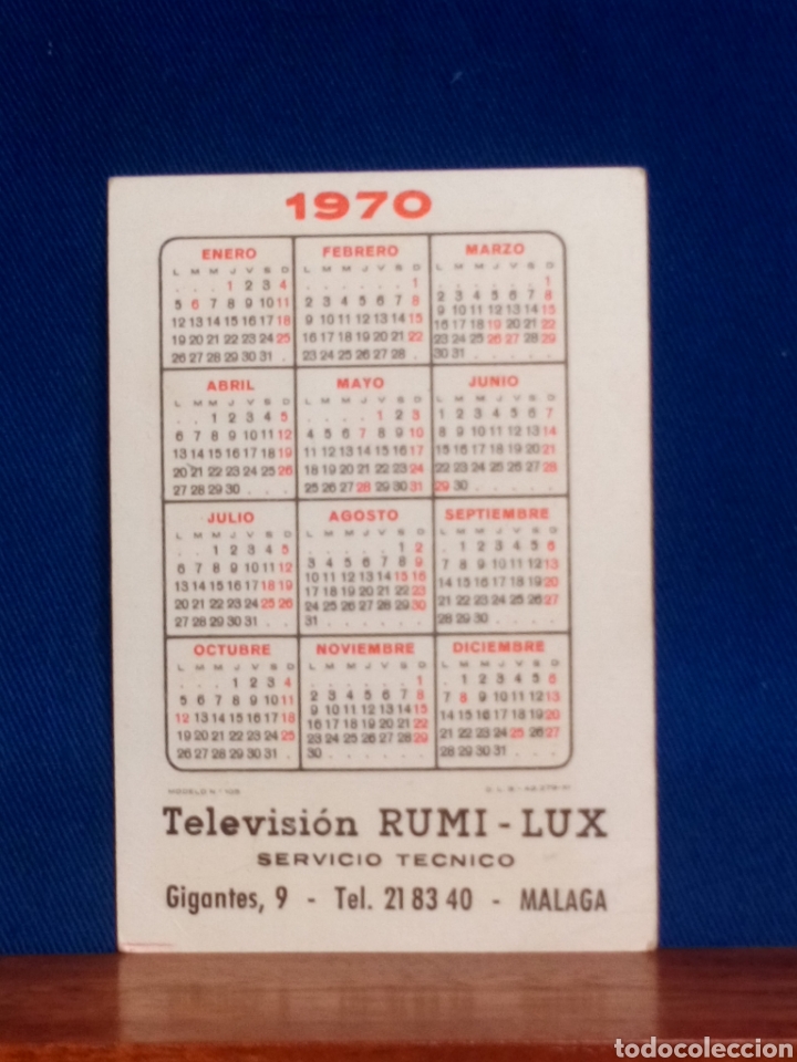 Coleccionismo calendarios: Calendario de bolsillo 1970 modelo 105 - Foto 2
