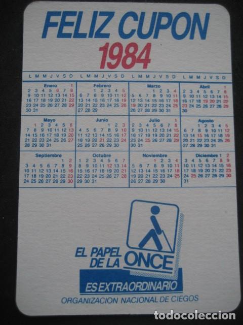 Coleccionismo calendarios: CALENDARIO ONCE 1984 - Foto 2