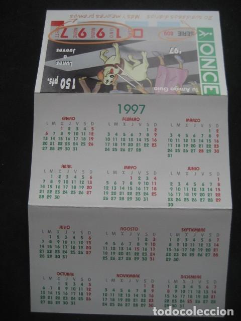 Coleccionismo calendarios: CALENDARIO ONCE 1997 - Foto 2