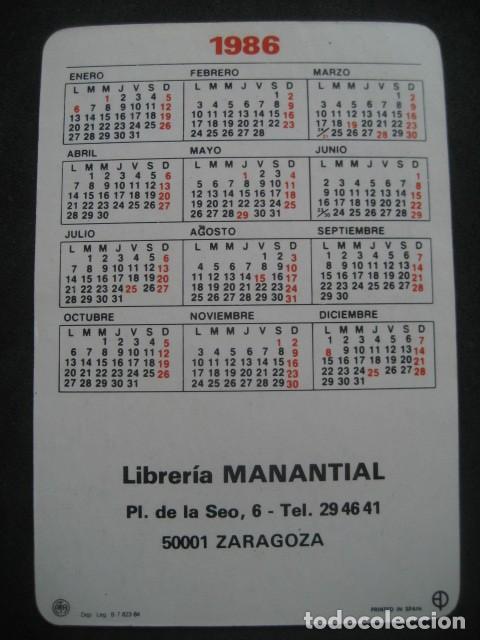 Coleccionismo calendarios: CALENDARIO RELIGIOSO 1986 - Foto 2