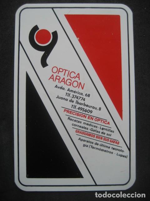 Coleccionismo calendarios: CALENDARIO OPTICA ARAGON 1987 - Foto 1