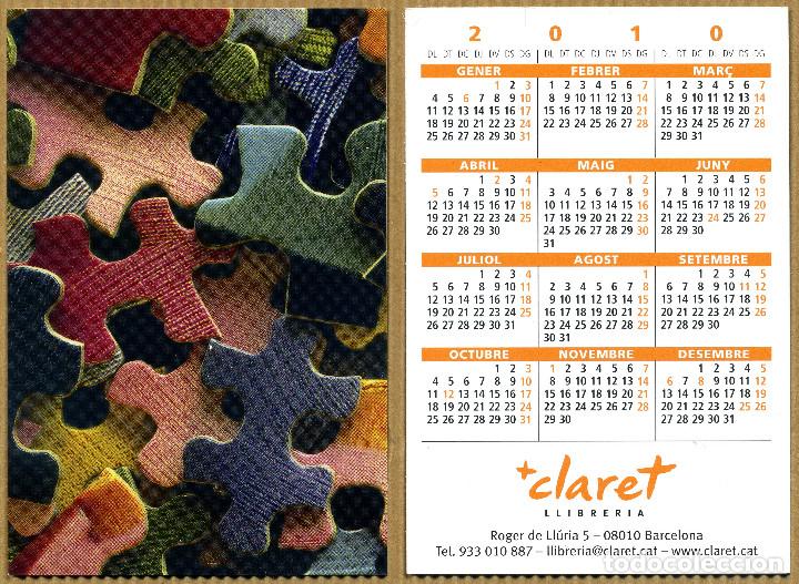 Coleccionismo Calendarios: Calendarios Bolsillo - CLARET 2010