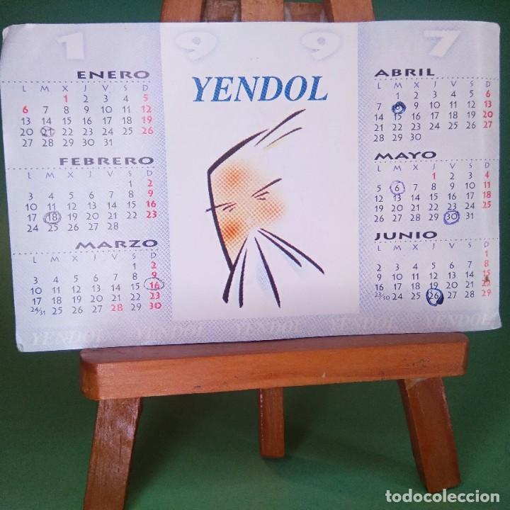 Collezionismo Calendari: CALENDARIO DE BOLSILLO - YENDOL 1997 - TRATAMIENTO GRIPE - ESTADO EXCELENTE - T2
