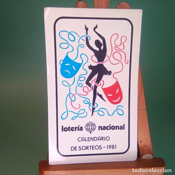 Colecionismo Calend&aacute;rios: CALENDARIO LOTERIA NACIONAL 1981 - T2