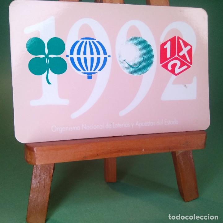 Collezionismo Calendari: CALENDARIO LOTERIA NACIONAL 1992 - T2