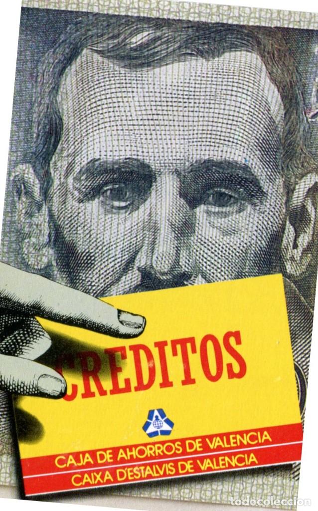 Coleccionismo calendarios: CALENDARIO DE BOLSILLO - FOURNIER - 1989 - CAJA DE AHORROS DE VALENCIA - CREDITOS