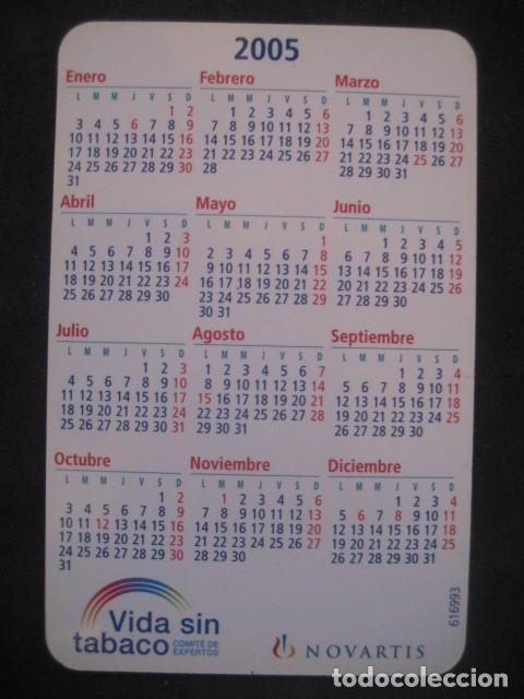 Coleccionismo calendarios: CALENDARIO AYUDA PARA DEJAR DE FUMAR 2005 - Foto 2