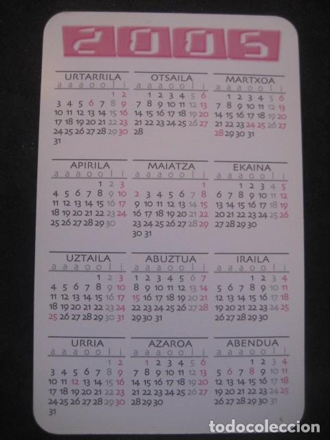 Coleccionismo calendarios: CALENDARIO GOBIERNO VASCO 2005 - Foto 2