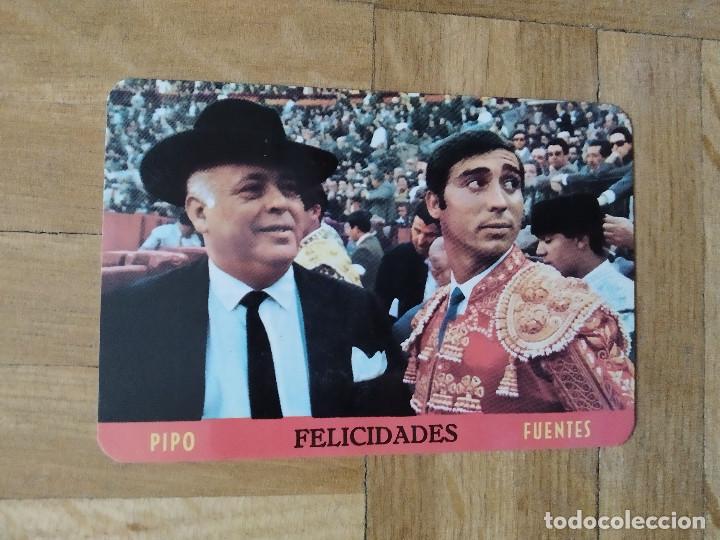 Coleccionismo calendarios: CALENDARIO PUBLICITARIO. TAURINO. TOROS. TORERO. FELICIDADES PIPO. FUENTES. A&Ntilde;O 1969. VER FOTOS