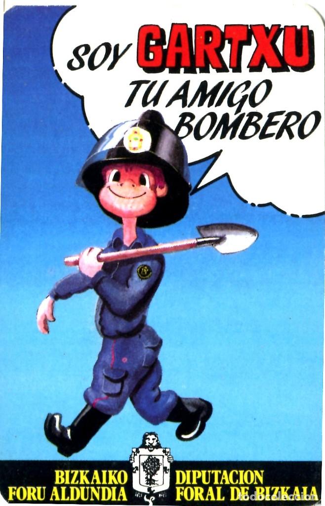 Coleccionismo calendarios: CALENDARIO PUBLICITARIO. DIPUTACI&Oacute;N FORAL DE BIZKAIA. SOY GARTXU TU AMIGO BOMBERO. A&Ntilde;O 1986