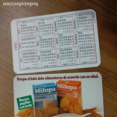 Coleccionismo Calendarios: CALENDARIO NUEVAS PAPILLAS MILUPA 1982
