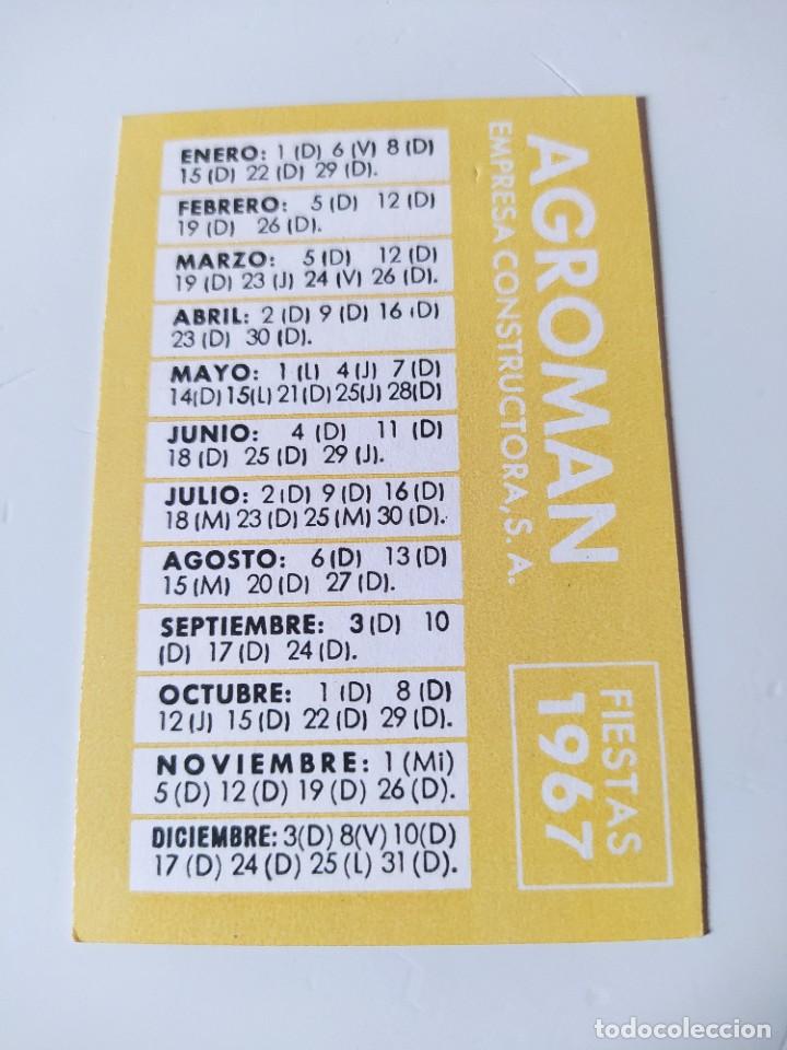 Coleccionismo Calendarios: CALENDARIO AGROMAN 1966