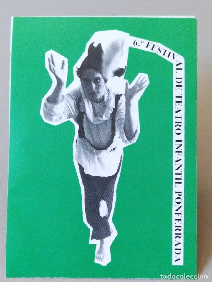 Coleccionismo calendarios: CALENDARIO FESTIVAL TEATRO INFANTIL PONFERRADA 1989
