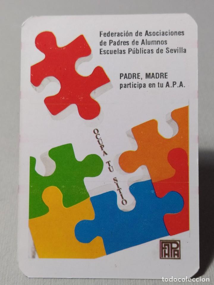 Coleccionismo calendarios: CALENDARIO FEDERACI&Oacute;N ASOCIACIONES PADRES ALUMNOS SEVILLA 1989
