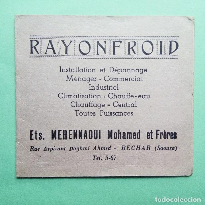 Collectables Calendars: CALENDARIO RAYONFROID INSTALACIONES - BECHAR ARGELIA DOBLE 1974
