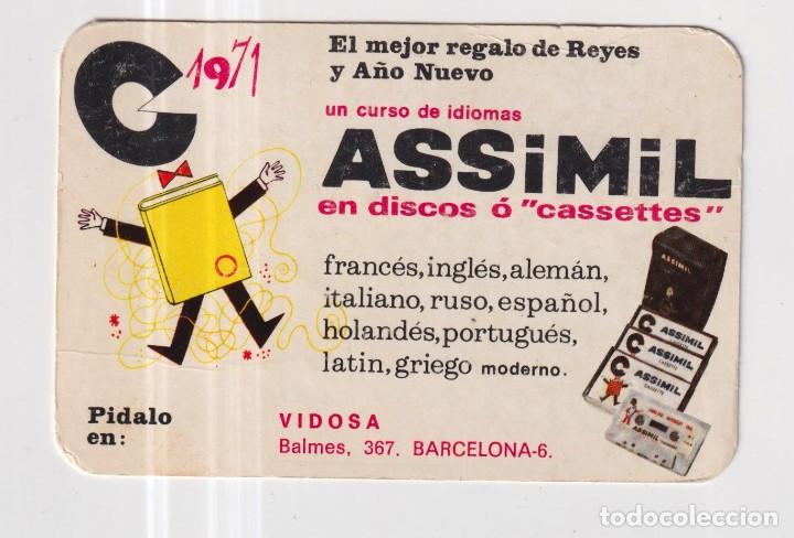 Colecionismo Calend&aacute;rios: CALENDARIOS DE PUBLICIDAD DE IDIOMAS ASSIMIL DEL A&Ntilde;O 1971 ESP