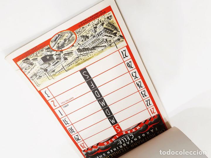 Coleccionismo calendarios: Calendario Hostmann Steinbergsche. 1926. - Foto 3