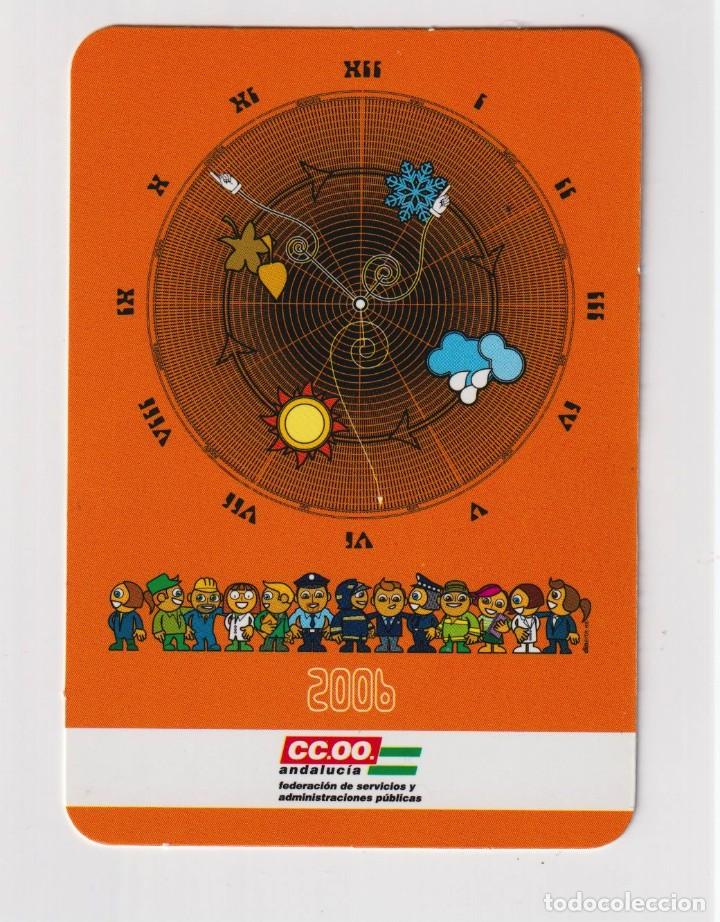Colecionismo Calend&aacute;rios: CALENDARIO DE PUBLICIDAD DE CC. OO FEDERACI&Oacute;N PUBLICA ANDALUCIA SEVILLA DEL A&Ntilde;O 2006 ESP