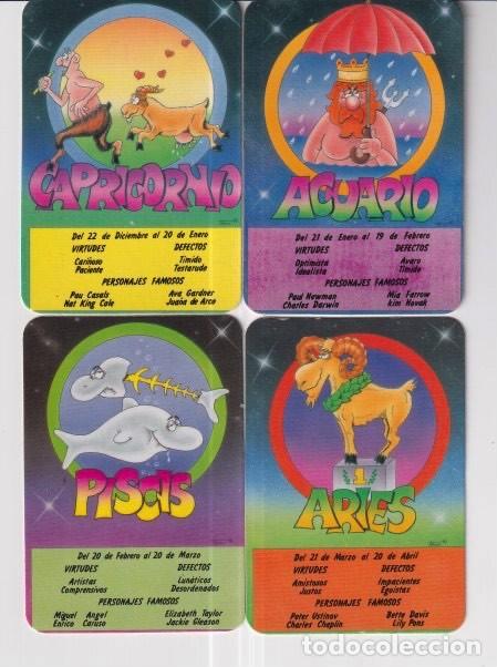 Colecionismo Calend&aacute;rios: DOCE CALENDARIOS DE CASA W,C,B, DEL A&Ntilde;O 1992 SERIE HOROSCOPOS SIN PUBLICIDAD