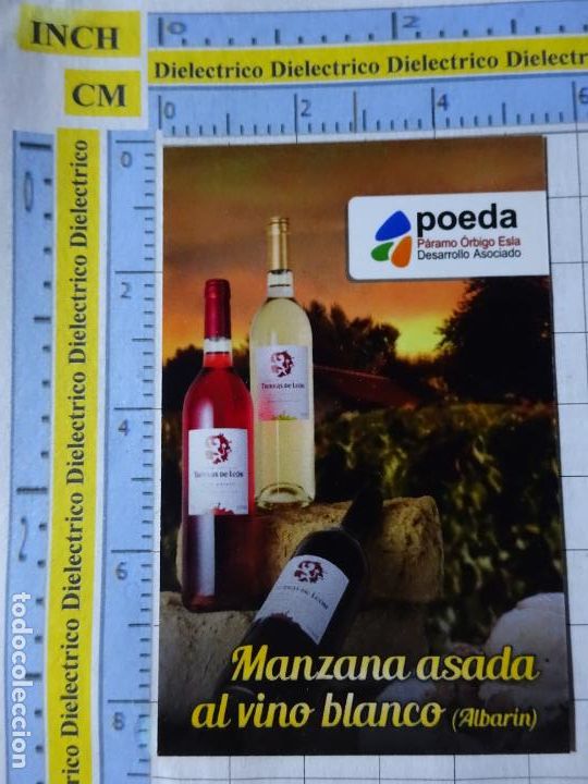 Collezionismo Calendari: CALENDARIO DE BOLSILLO. A&Ntilde;O 2018. BEBIDAS. VINOS TIERRAS DE LE&Oacute;N BOTELLAS