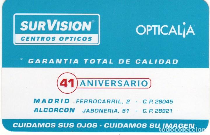 Coleccionismo Calendarios: Calendario bolsillo - SURVISI&Oacute;N - ANTIGUA &Oacute;PTICA SUR - A&ntilde;o 2016