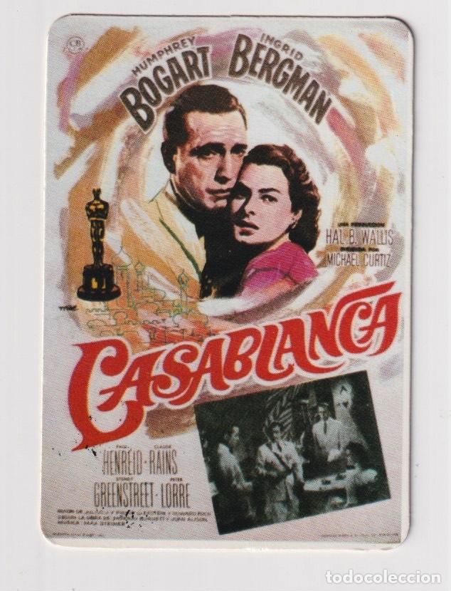 Coleccionismo Calendarios: CALENDARIO DE CINE CASABLANCA DE CASA MP. N&ordm; 77 CON PUBLICIDAD DEL A&Ntilde;O 1985 EN ESP
