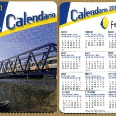 Coleccionismo Calendarios: CALENDARIOS BOLSILLO - FEVE 2011