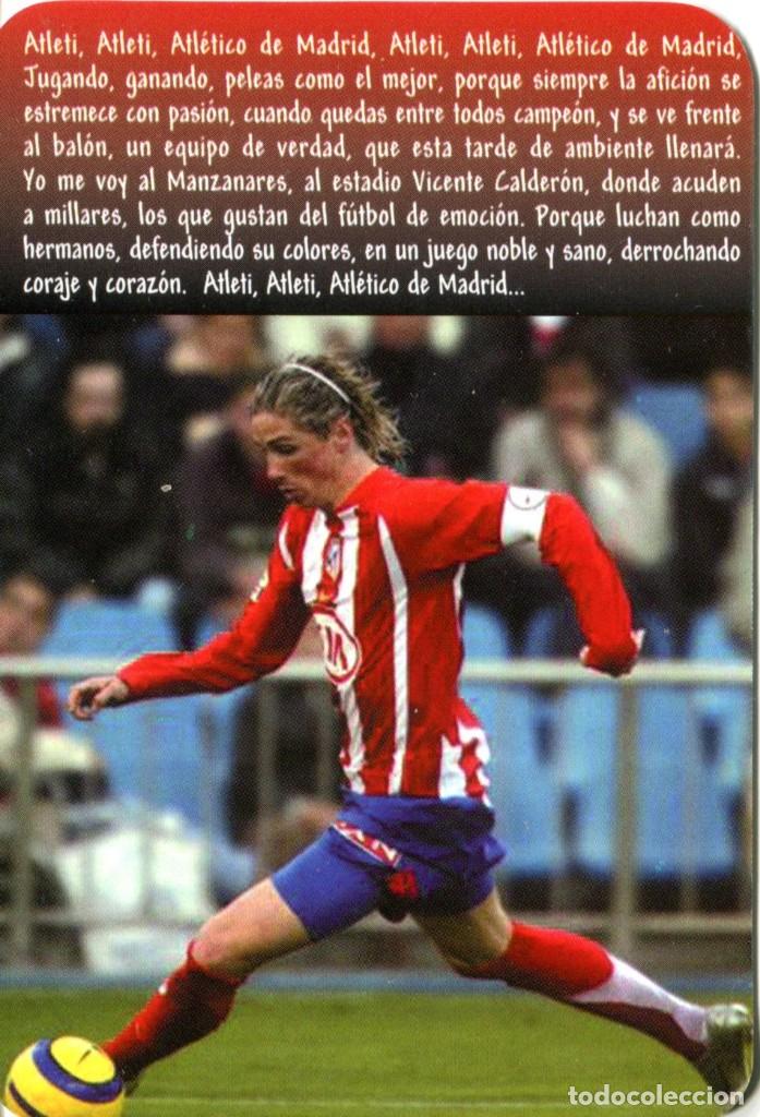 Coleccionismo calendarios: CALENDARIO BOLSILLO FUTBOL 2007 (ATLETICO DE MADRID - FERNANDO TORRES / PUBLICITARIO) NUEVO