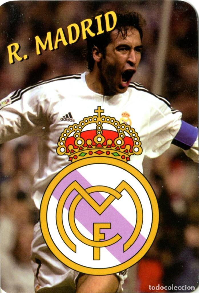 Coleccionismo calendarios: CALENDARIO PUBLICITARIO F&Uacute;TBOL - 2005 - RA&Uacute;L - REAL MADRID