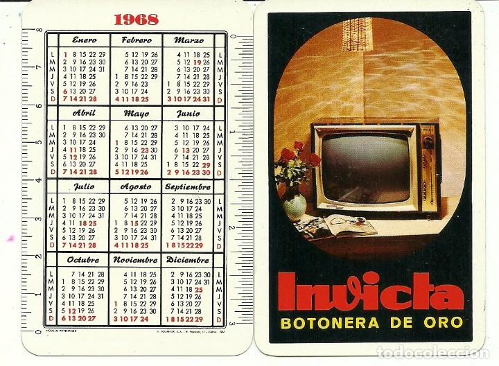 Coleccionismo Calendarios: (CA-17)Calendarios bolsillo a&ntilde;o 1968 - Invicta , botonera de oro - Heraclio Fournier