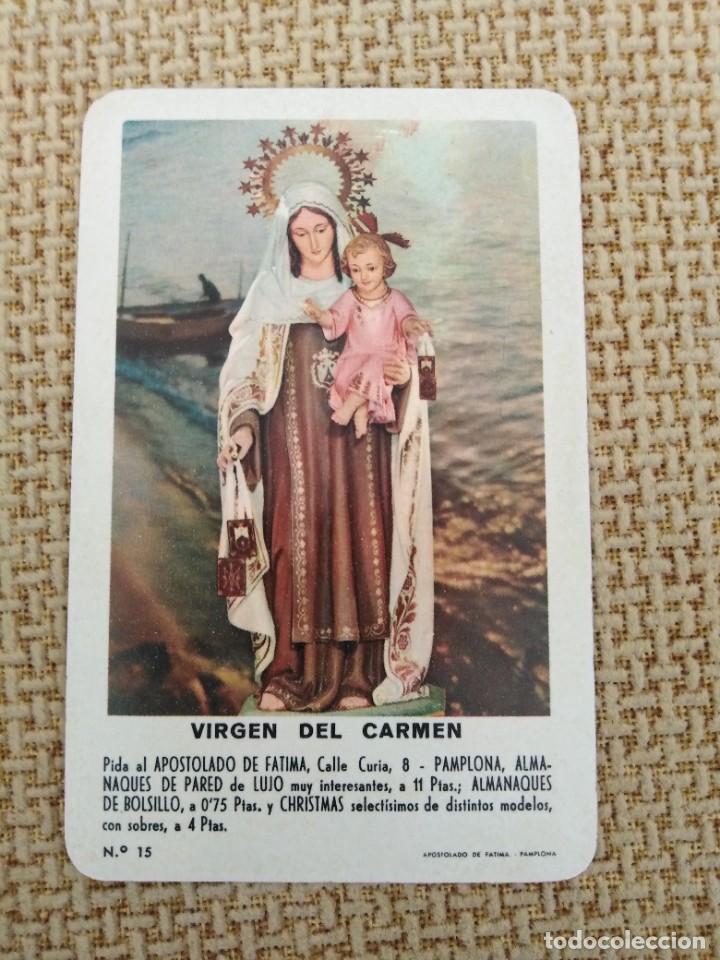 Coleccionismo Calendarios: Calendario Fournier Virgen del Carmen 1966