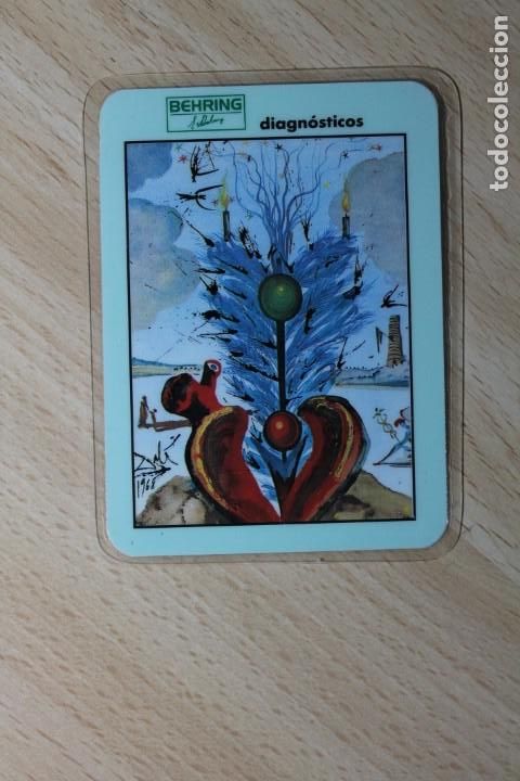 Sammeln von Kalendern: CALENDARIO DE BOLSILLO PLASTIFICADO. BEHRING DIAGNOSTICOS. a&ntilde;o 1989. cuadro de salvador dali.