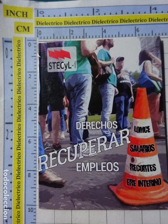 Collezionismo Calendari: CALENDARIO DE BOLSILLO POL&Iacute;TICO SINDICAL. A&Ntilde;O 2017 2018. STECYL CASTILLA LE&Oacute;N