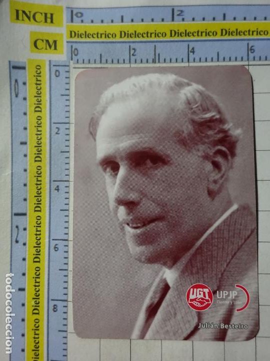Collezionismo Calendari: CALENDARIO DE BOLSILLO POL&Iacute;TICO SINDICAL. A&Ntilde;O 2013. UGT UJP CASTILLA LE&Oacute;N JULI&Aacute;N BESTEIRO