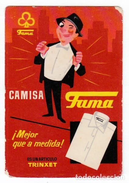 Coleccionismo Calendarios: Fant&aacute;stico calendario Camisa Fama mejor que a medida Triplex Confecciones Reunidas Barcelona 1959 aa