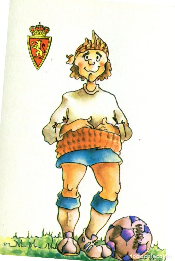 Coleccionismo calendarios: CALENDARIO DE FUTBOL REAL ZARAGOZA SIN PUBLICIDAD DEL A&Ntilde;O 1981 EP