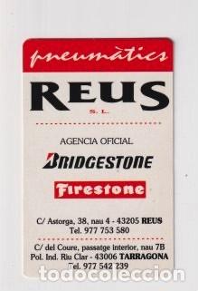 Coleccionismo Calendarios: calendarios de publicidad de bridgestone firestone en reus del a&ntilde;o 2004 en cat