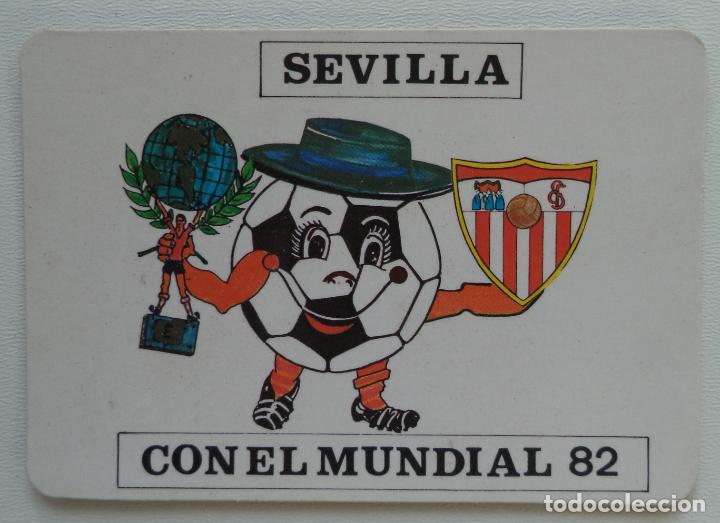 Coleccionismo calendarios: CALENDARIO FUTBOL MUNDIAL 82 SEVILLA A&Ntilde;O 1982