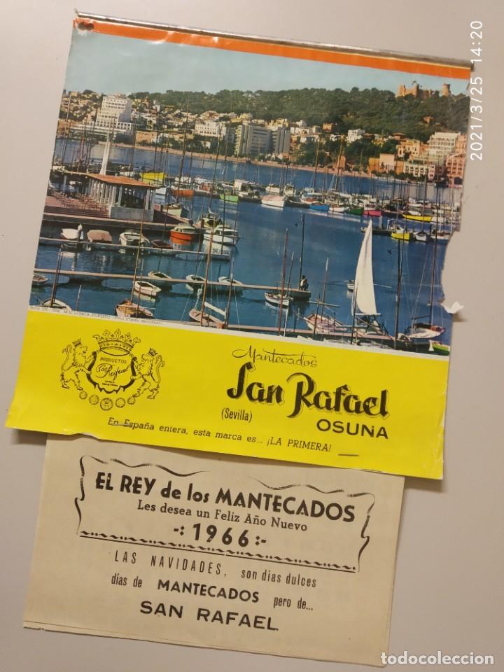 Colecionismo Calend&aacute;rios: ALMANAQUE DE MANTECADOS SAN RAFAEL, OSUNA SEVILLA. 1966.