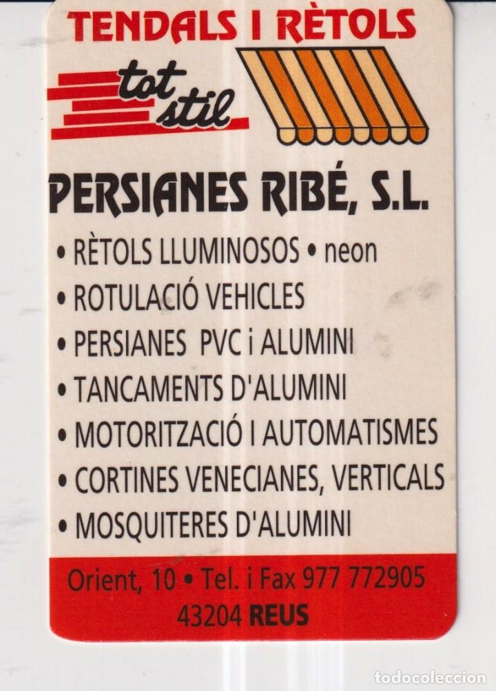 Coleccionismo Calendarios: CALENDARIO PUBLICIDAD DE PERSIANAS RIB&Eacute; REUS DEL A&Ntilde;O 1999 EN CAT