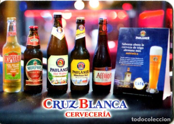 Coleccionismo calendarios: CALENDARIO DE BOLSILLO CERVECERIA CRUZ BLANCA A&Ntilde;O 2017 TEMA: CERVEZA