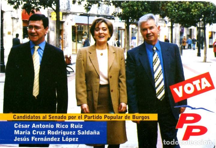 Colecionismo Calend&aacute;rios: CALENDARIO POLITICO 2000 - PARTIDO POPULAR (BURGOS)
