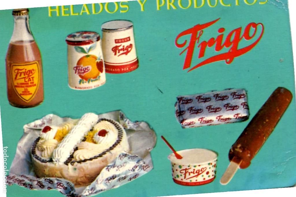 Coleccionismo calendarios: CALENDARIO a&ntilde;o 1966. HELADOS Y PRODUCTOS FRIGO. (Defectuoso Ver Fotos)