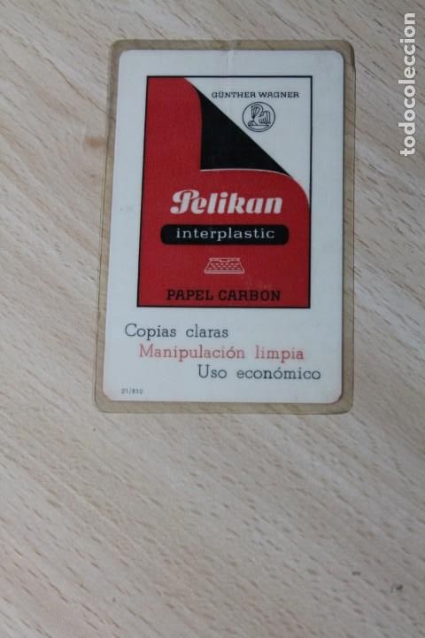 Coleccionismo Calendarios: CALENDARIO DE BOLSILLO PLASTIFICADO. A&Ntilde;O 1968. PELIKAN INTERPLASTIC. CINTAS MECANOGRAFICAS.